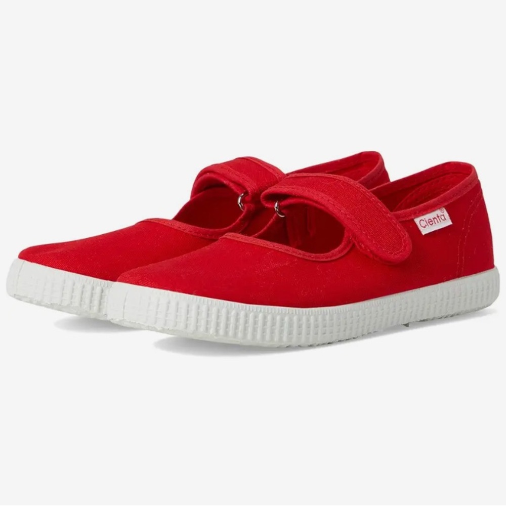 Cienta Red Mary Jane Sneakers